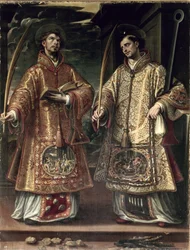 Saint Laurent et saint Étienne, 1580